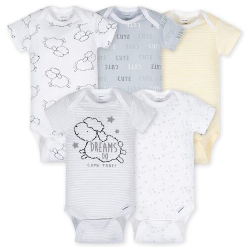 Set De 5 Bodies Ovejitas Gerber