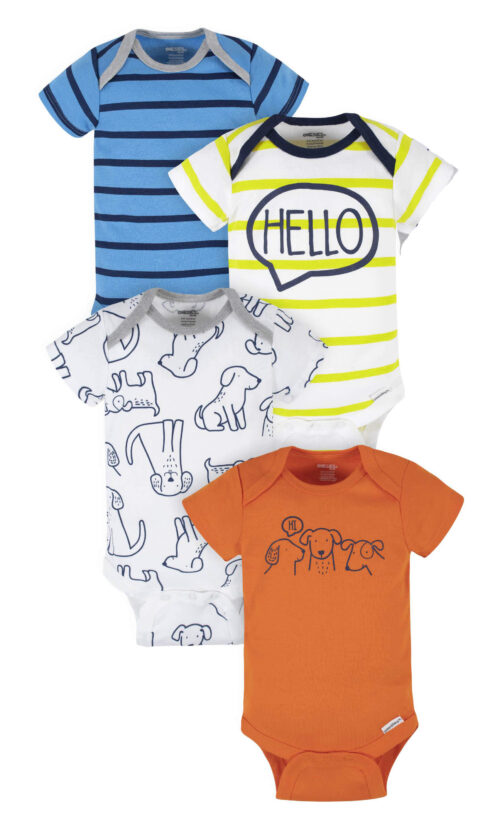 Set De  4 Bodies Perritos  Gerber
