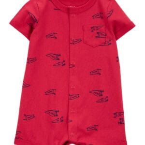 Enterizo Masculino Rojo Estampado Carter's