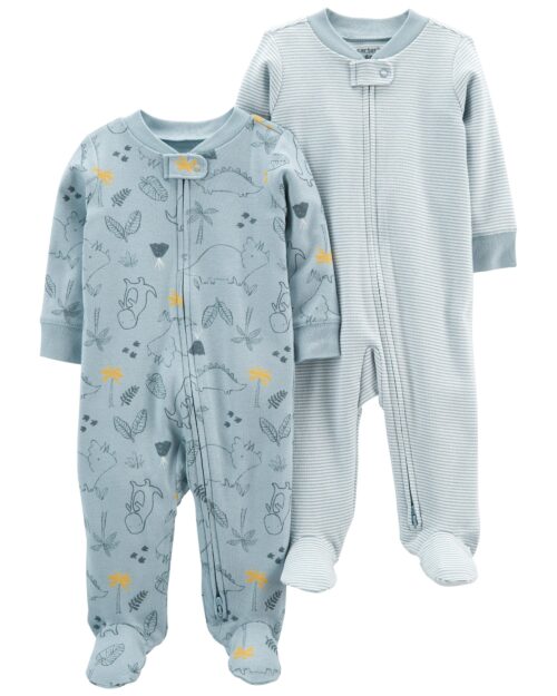 Set de 2 Pijamas Enterizas Masculinas Carter's