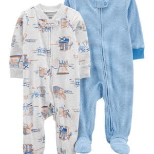 Set de 2 Pijamas Enterizas