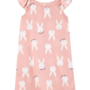 Pijama Batica Rosada Estampado Conejos