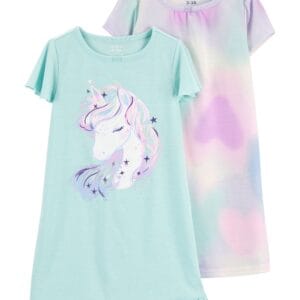 Set de 2 Pijamas Baticas Estampadas