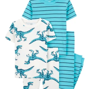 Set de 2 Pijamas Masculina 2 Piezas Estampado Dinosaurios y Rayas Carter's