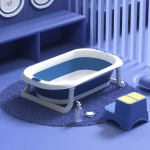 Bañera Plegable Con Termómetro
