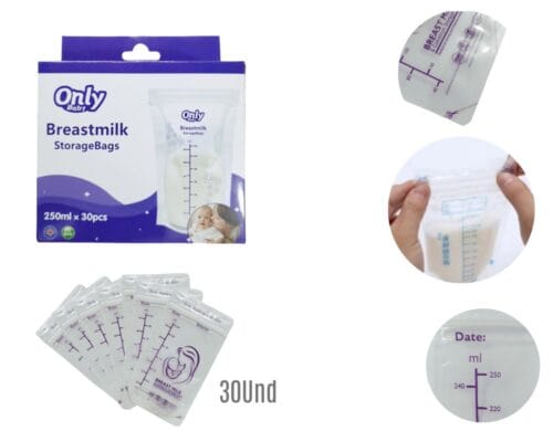 Bolsas 250 ML Para Leche Materna
