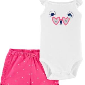 Set de 2 Piezas Pantalón Corto Y Bodie