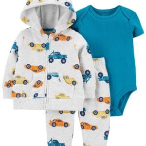 Set de 3 Piezas Estampado Carro