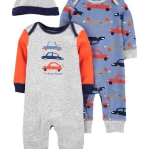 Set De Primer Día Estampado Carros