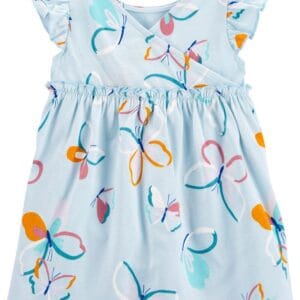 Vestido Azul Estampado