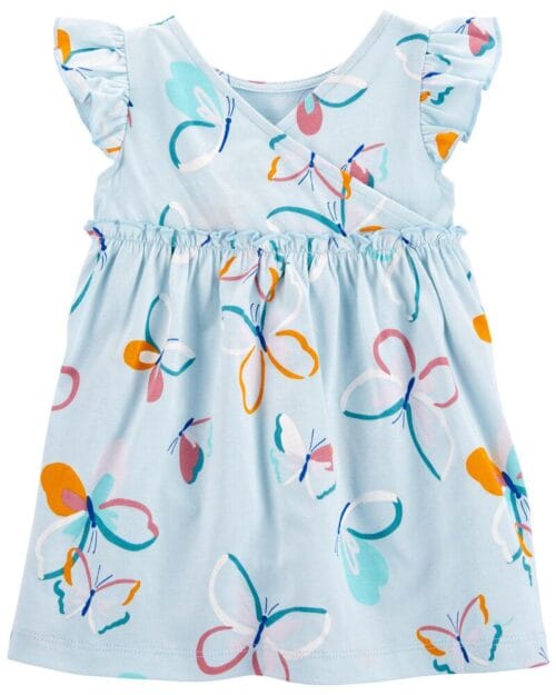 Vestido Azul Estampado