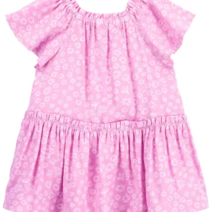 Vestido Rosado Estampado