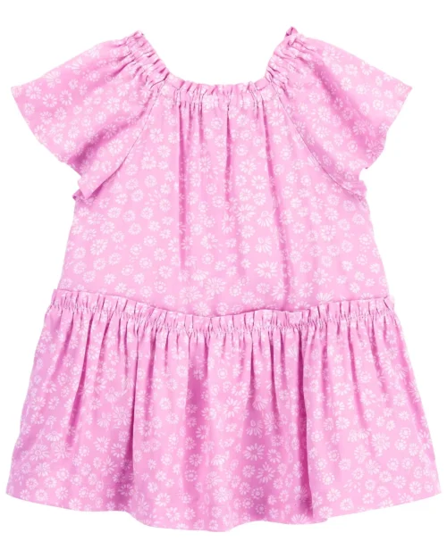 Vestido Rosado Estampado